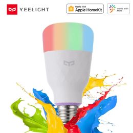 Control Yeelight Smart LED Bulb 1S Colourful Lamp 800 Lumens E27 Home Smart Control Energy Saving Lamp Work With Apple Homekit Mijia App