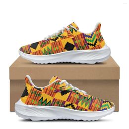 Casual Shoes African Tribal Totem Print For Women Sneakers Summer Comfort Breathable Outdoor Running Training