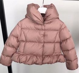 Winter Down Jacket Snow Wear PinkBlue Girls Thermal Jacket Coat Gooese Down Jacket Snow Outwear Baby Kids 2011021820378