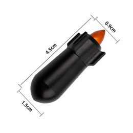 Mini Sealed Jar Aluminum Alloy Rocket Shape Pill Container Waterproof Moisture-proof Rust-proof Keychain Pill Box Outdoor Supply