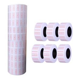 10 Rolls Self Adhesive Price Labels Paper Tag Sticker Single Row for Price Gun Labeller Grocery Office Supplies 21mmx12mm Y98A