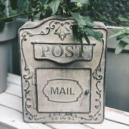 Outdoor Metal Mailbox For Storing Messages Leaving Message Decorate Your Home and Office Retro Rustic Mailbox 240326