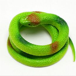 Creative Gift Realistic Soft Rubber Toy Snake Safari Garden Props Joke Prank Gift 75cm Novelty Gag Playing Jokes Toy Snakes