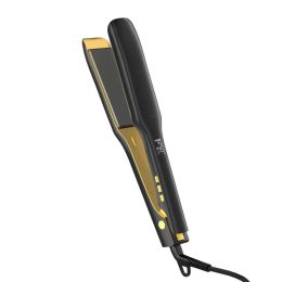Irons Professional Hair Straightener with Negative Ions Generator Ceramic Coating Plates LCD Flat Iron PTC Heating Hair Styling Tools