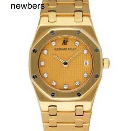 Top Men Aps Factory Audemar Pigue Watch Swiss Movement Eppie Royal Oak Diamond Champagne Dial Womens Watch