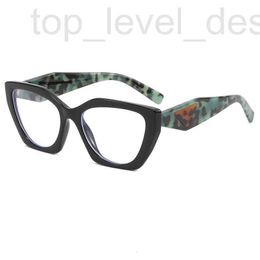 Sunglasses designer P Family Irregular Glasses Cat Eye Polygon Anti Blue Light Thin K1195 58TQ