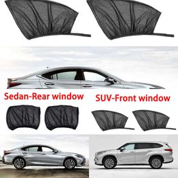 Upgrade Universal 2Pcs Car Styling Car Accessory Sun Side Window Shade Curtain Rear Window Cover UV Protection Sunshade Visor Shield Upgrade