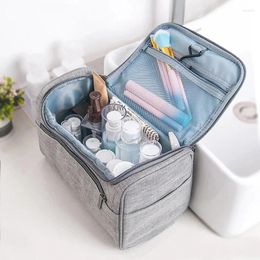 Cosmetic Bags Women Make Pouch Hook Makeup Bathroom Organizer Wash Travel Toiletry Case Storage For Men Bag Up Waterproof