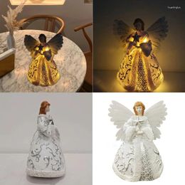 Christmas Decorations Tree Toppers Fairy Light LED Lamps Ornament Art Crafts Supplies For Indoor Outdoor Garden Yard