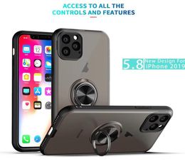360 Ring Holder Clear Matte Magnetic Phone Cases For Iphone 12 Pro Max Mini Case Samsung Galaxy A10S A20S With Hybrid Kickstand7896708
