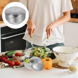 Dinnerware Sets Bibimbap Bowl Multipurpose Salad Large Prep Cooking Metal Soup Bowls Stainless Steel Kids Home Small Kitchen Utensil Mixing