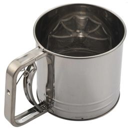 Baking Moulds Stainless Steel Flour Sifter Large Sieve Cup For Powdered Sugar