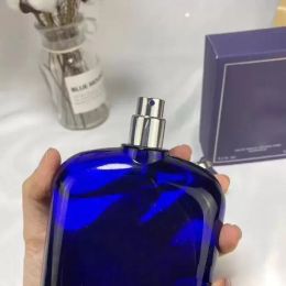 Incense Cologne Male Noble Perfume POLO BLUE Aromatic Fougere 125ml 4.2floz EDT for Men Natural Spray Vaporisateur Long Lasting Same Brand