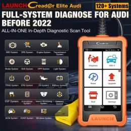 LAUNCH X431 Elite Car OBD OBD2 Diagnostic Tools Automotive Full System Scanner Active Test Coding 31+ Reset For Audi Benz BMW GM