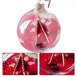 Party Decoration -Knitting Christmas Ball Ornament - Knitting And Crocheting Decor With Hanging Hoop Winter