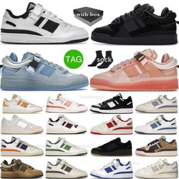 Forum 84 Buckle Low bad bunny Back to School Blue Tint White Black Pink Easter Egg Bad Bunny Shadow Navy Crew Green Men Women Casual Shoes