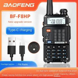 BAOFENG-Dual Band Two-Way Radio, BF-F8HP, 8-Watt, 136-174MHz, VHF and 400-520MHz, UHF, 3800mAh,USB Rechargeable Battery