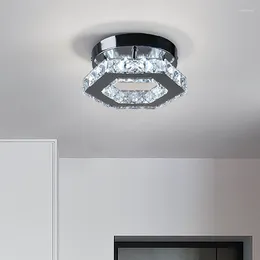 Ceiling Lights FRIXCHUR Chandelier Modern Led Lighting Fixtures Crystal For Bedroom Living Room Kitchen Hallway