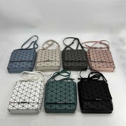 Designer tote bags for women clearance sale Matte Single Flip Bag Japanese Crossbody Square Diamond Grid Original Shoulder Magnetic Buckle Mobile French Fries