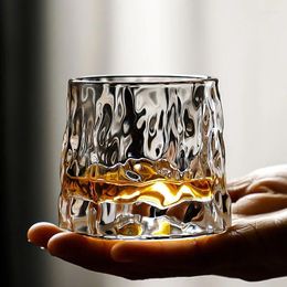 Wine Glasses Thickened Rotating Crystal Glass Ins Wind Nordic Whisky Creative Personality Foreign Tumbler Cup