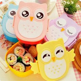 Dinnerware Cute Bento Lunch Box Kawaii For Kids School Children Japanese Style Kindergarten Children's Bread Sandwich Portable