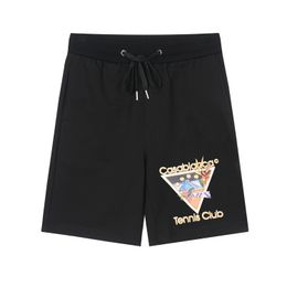 Men's womens Casual Sports Shorts Men Shorts Designer Colourful Hand-painted French Classic Printed Mesh Sports Drawstring Shorts Street Shorts