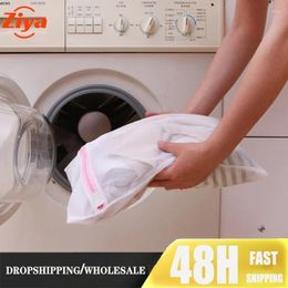 Laundry Bags 10pcs Mesh Bag Reusable Washing Machine Clothing Care Net Bra Socks Lingerie Underwear Supplies