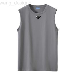 Men's T-Shirts designer T-shirts Mens Tank Tops Summer Slim Fit Sports Breathable Sweat-absorbing Inverted Triangle Printed Pattern Harajuku Street Vest 9AS9