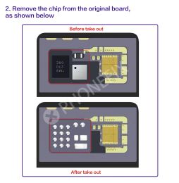 I2C FA02 Face Integrated Chip Dot Matrix IC A1 Pin for iPhone X-12 Pro Max iPAD 3 4 Face ID Repair Supports i6S Programmers