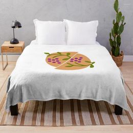 Blankets Grapes Sticker Throw Blanket For Sofa