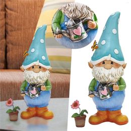 Garden Decorations Dwarf Friend Boys And Girls Watering Flowers Statue Holding Christmas Bundle