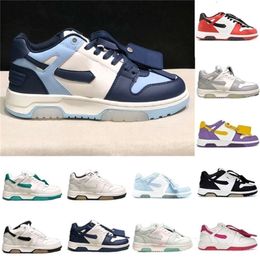 Mens sneakers Designer shoes Out of office sneaker womens platform shoe white Grey Light Blue Low Top Leather women luxury Outdoor sports