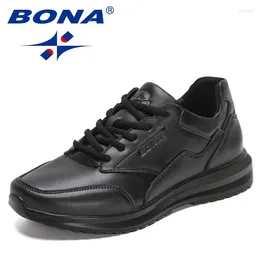 Casual Shoes BONA 2024 Designers Classics Fashion Men Light Sneakers Trendy Walking Man Leisure Comfy Mansculino