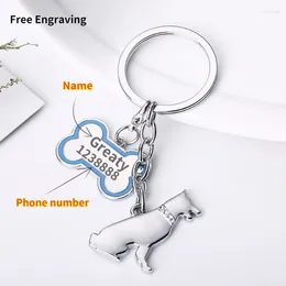 Dog Tag Personalised Collar Charm Id With Diffrernt Types Free Engraving Anti-Lost Pet Necklace Name Puppy Accessories