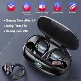 Cell Phone Earphones 120 Hr Long-Lasting Wireless Earbuds - HD Stereo ENC Call Clarity LED Display - Ideal Gift for All