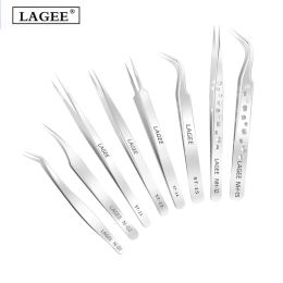 LAGEE Eyelash Extensions Tweezers Professional for 3D Volume Fans Eyelashes Beauty Make up Tools Lash Eyebrow Pincet