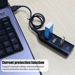 New Style Portable USB Hub 2.0 Hi-Speed 4 Port Mini USB Splitter Hub Phone Data Charging Adapter For PC Computer Accessories