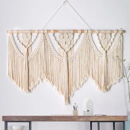 Tapestries Macrame Wall Hanging Boho Decor Art Chic Woven Decoration For Bedroom Living Room