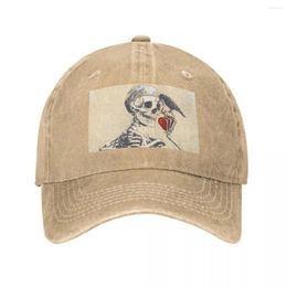 Ball Caps Skeleton With The Apple Cowboy Hat Snapback Cap Sports Sunscreen Luxury Woman Men's