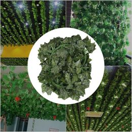 Party Decoration 36Pcs Artificial Plants Of Vine False Flowers Ivy Hanging Garland For The Wedding Home Bar Garden Wall Decoratio