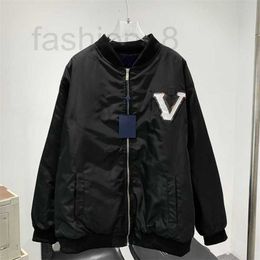 Designer Mens jacket design clothing luxury high quality American high street fashion spring and autumn front and back letter leather label zipper coat OHVI