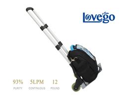 Two batteries Lovego portable oxygen concentrator works 247 5LPM continuously flow 93 oxygen purity special for car and travel u3907952