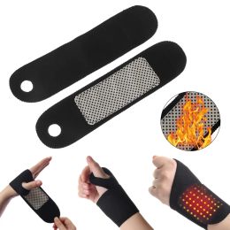 1Pair Magnetic Therapy Self-Heating Wrist Support Brace Men Women Wrist Wrap Guard Winter Hand Warmer Pain Relief Wristband Belt