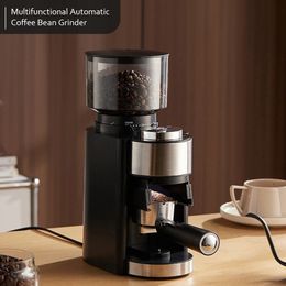 Electric Coffee Grinder Automatic Conical Burr Mill Coffee Bean Grinder for 2-12 Cups French Press Drip Coffee and Espresso 240328