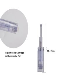 25pcslot 11 needle cartridges Dermapen 2 Goldpen Dermic microneedle Skin Care derma pen tips delivery7607507
