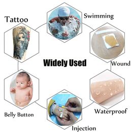 5m 10m Waterproof Protective Tattoo Healing Film For Aftercare Bandage Transparent Skin Tattoo Healing Repair Film Wrap Roll