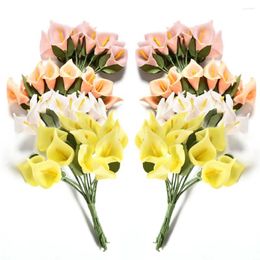 Decorative Flowers Beautiful False Blossom Bouquet Artificial Flower Small Flores Home Party Spring Wedding Decoration Fake