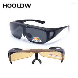 Sunglasses Men Polarized Pochromic Fishing Cycling Sun Glasses Women Night Vision Driving Goggles Wear Over Myopia Eyeglasses