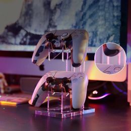 Stands Acrylic Gamepad Stand for PS4/Xbox One/NS Series Dual Controllers Stand Universal Desk Controller Holder Bracket Gaming