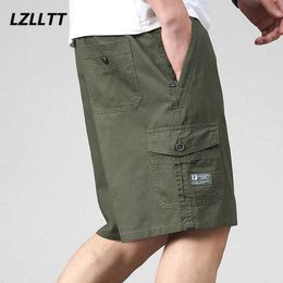 Men's Shorts Mens Shorts 2017 Summer Mens 100% Cotton Cargo Shorts Mens Fashion Leisure LTI Pocket Shorts Mens Military Quick Drying Tactical Shorts 5XL d240531